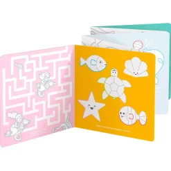 Colorea y aprende con sirenas, cuadernos para colorear extra largos<Banana Panda