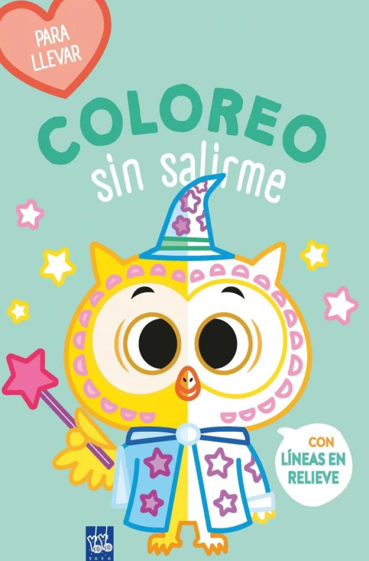 Coloreo sin salirme-Para llevar. Búho<