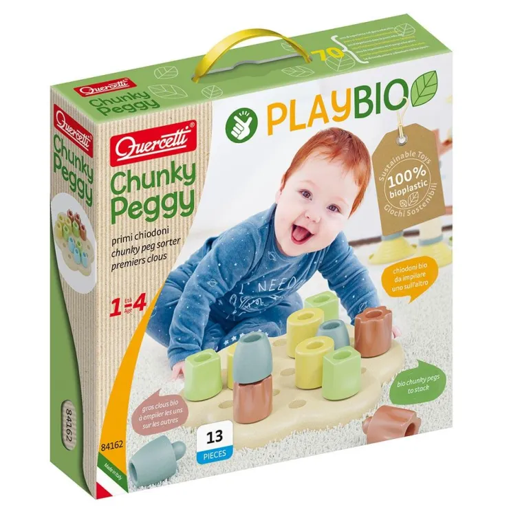 Construcción apilable Chunky Peggy Play Bio<Quercetti Hot