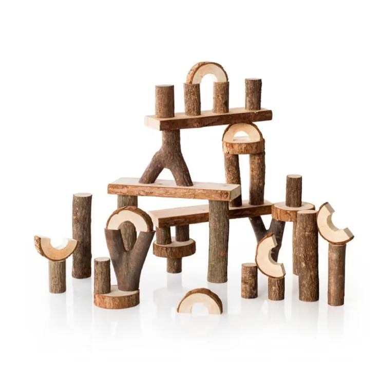 Construcción de madera Branch Blocks 36 piezas<Guidecraft Hot