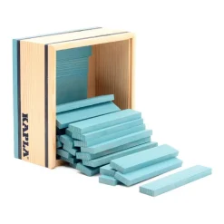 Construcción caja 40 piezas azul claro<Kapla Sale