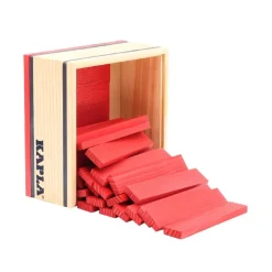 Construcción caja 40 piezas rojo<Kapla Online