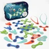 Construcción magnética Ocean creatures 24 piezas<Clixo New