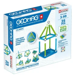 Construcción magnética Green 25 piezas<Geomag Outlet