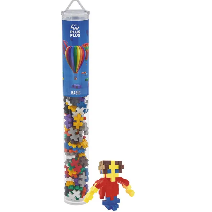 Construcción tubo de 100 piezas colores básicos<Plus Plus Sale