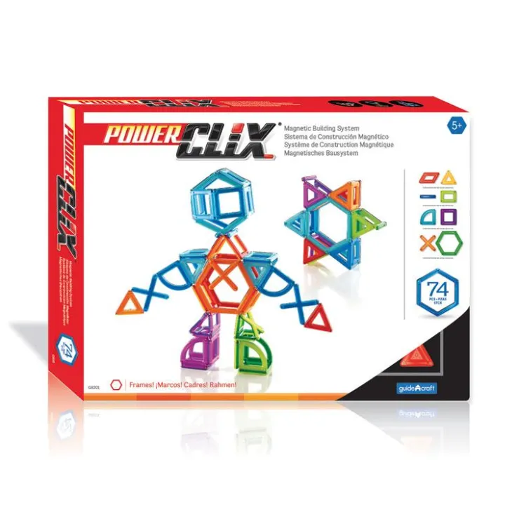 Construcción Power Clix 74 piezas<Guidecraft Discount