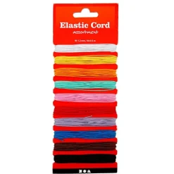 Cordones elásticos para abalorios 3,5mx1mm. 10 colores<Creativ Company Sale