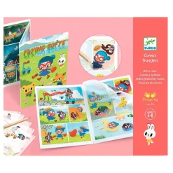 Crea cómic con calcomanías Flying Sofye<Djeco Sale