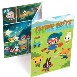 Crea cómic con calcomanías Flying Sofye<Djeco Sale