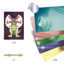 Crea cuadros metalizados dinosaurios<Djeco Best