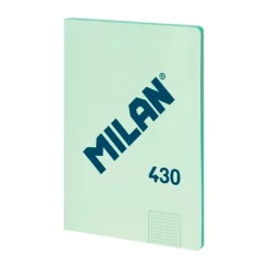 Cuaderno A4 48 hojas cuadro 5x5mm verde serie 1918<Milan Hot
