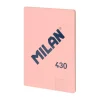 Cuaderno A4 48 hojas cuadro 5x5mm rosa serie 1918<Milan Discount