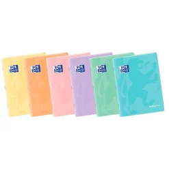 Cuaderno A4 cuadro 4mm. 48 hojas Easybook pastel<Oxford Best