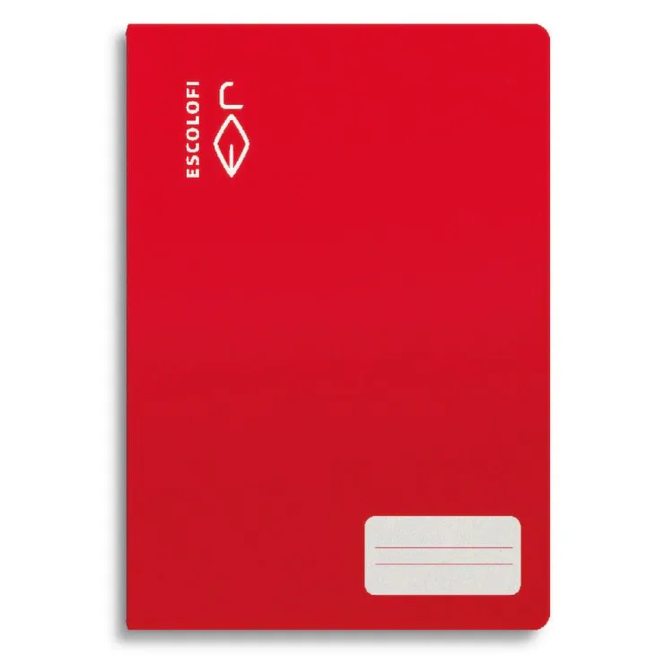 Cuaderno cuarto color rojo pauta Montessori 5mm 32 hojas<Escolofi New