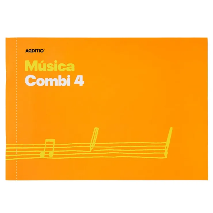 Cuaderno de música Combi 4 pentagramas<Additio Discount