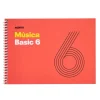 Cuaderno de música Basic 6 pentagramas.<Additio Discount