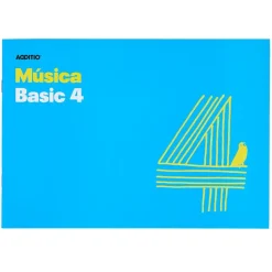 Cuaderno de música Basic 4 pentagramas<Additio New