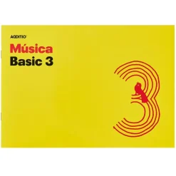 Cuaderno de música Basic 3 pentagramas<Additio Best