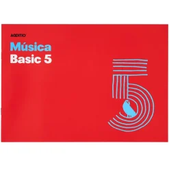 Cuaderno de música Basic 5 pentagramas<Additio Sale