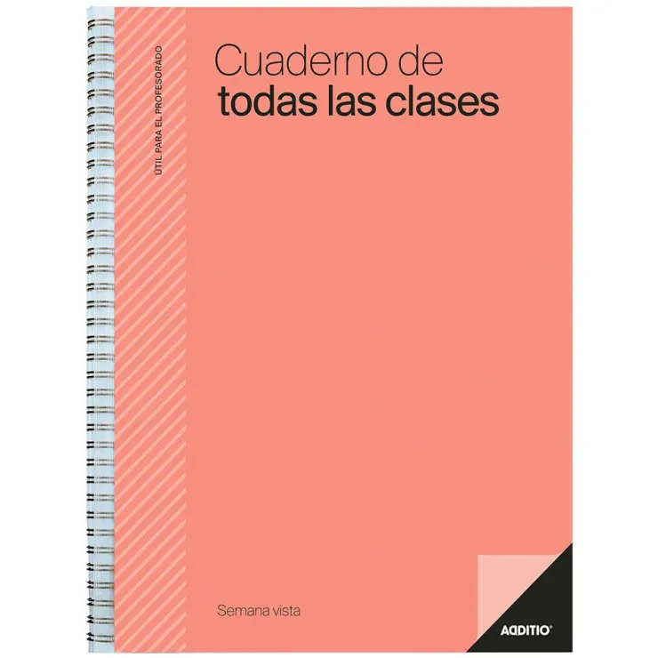 Cuaderno del profesor para todas las clases semana vista vertical<Additio Online