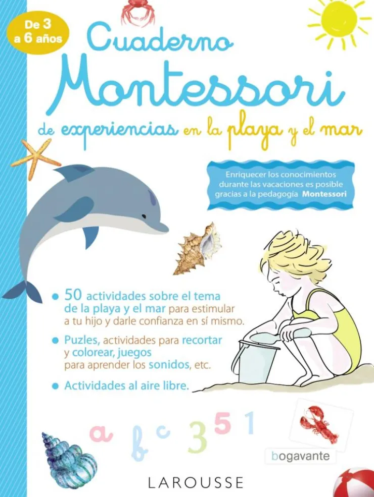 Cuaderno Montessori de experiencias en la playa y el mar< Hot