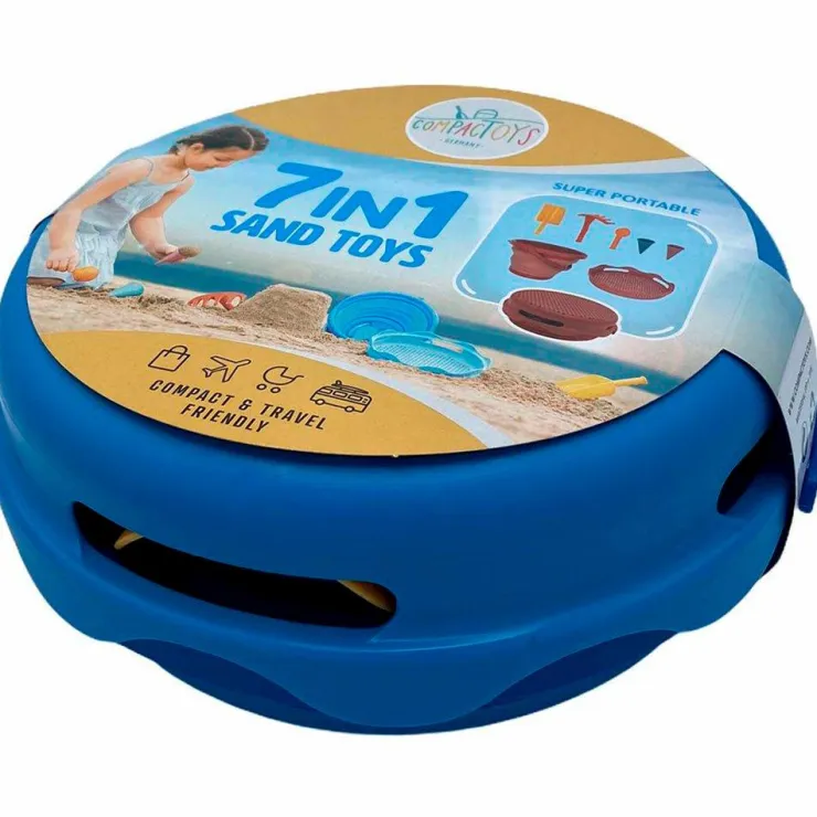 Cubo 7 en 1 azul<CompacToys New