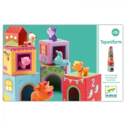 Cubos apilables Topanifarm<Djeco Best