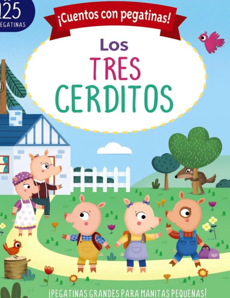 ¡Cuentos con pegatinas! Los tres cerditos< Best