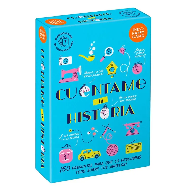 Cuéntame tu historia 50 preguntas<The Happy Gang Online