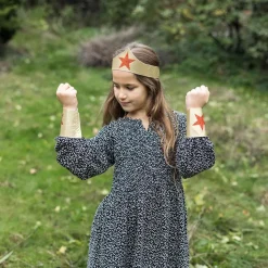 Diadema y muñequeras superheroína<Great Pretenders Hot