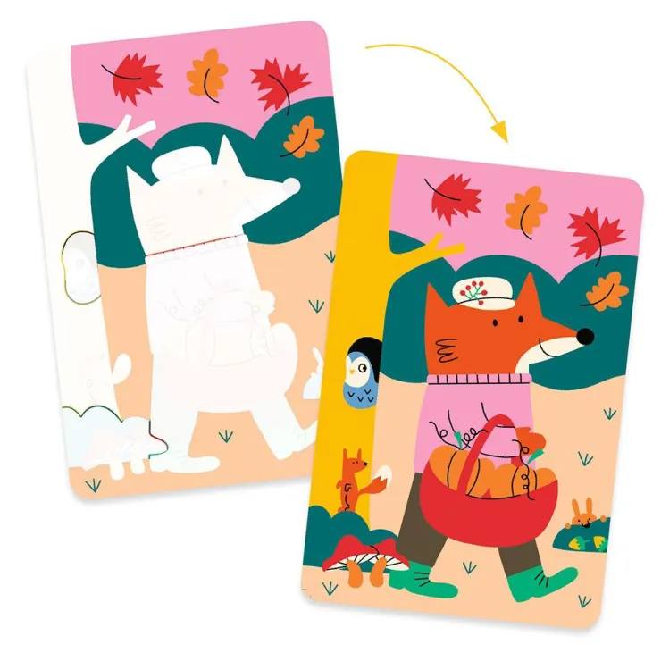 Dibujos mágicos para colorear las cuatro estaciones<Djeco Sale