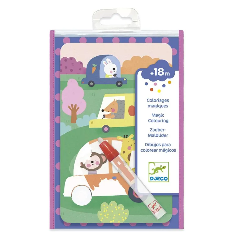Dibujos mágicos para colorear transportes<Djeco Outlet
