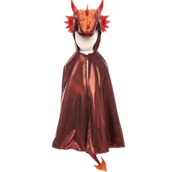 Disfraz capa dragón rojo 4-5 años<Great Pretenders Online