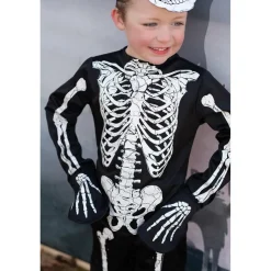 Disfraz esqueleto 5-6 años brilla en la oscuridad<Great Pretenders Outlet