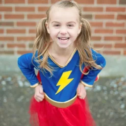 Disfraz superheroína 5-6 años<Great Pretenders New