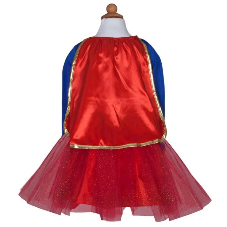 Disfraz superheroína 5-6 años<Great Pretenders New