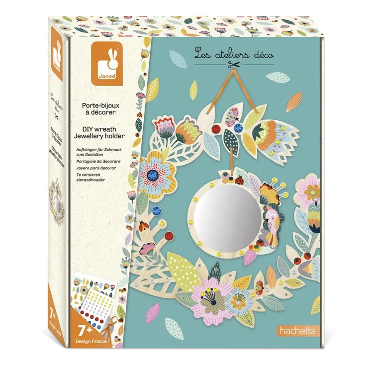 DIY colgador para joyas flores madera<Janod Discount