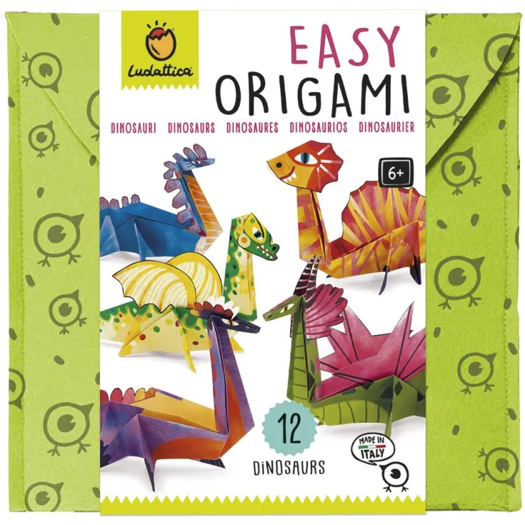Easy origami dinosaurios<Ludattica New