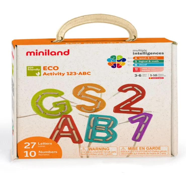 Eco Activity 123 ABC<Miniland Sale