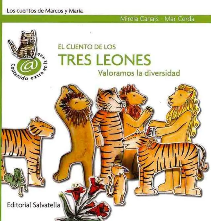 El cuento de los tres leones< New