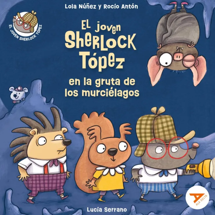 El joven Sherlock Tópez en la gruta de los murciélagos< Sale