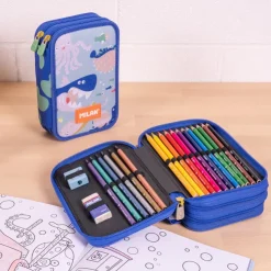 Estuche 2 pisos Blue Odissey<Milan Sale