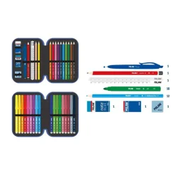 Estuche 2 pisos Blue Odissey<Milan Sale