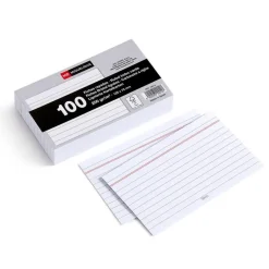 Ficha horizontal nº 2 75x125mm paquete 100 unidades<Miquelrius Discount