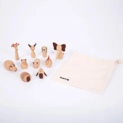 Figuras animales de madera 10 piezas<Tickit Clearance