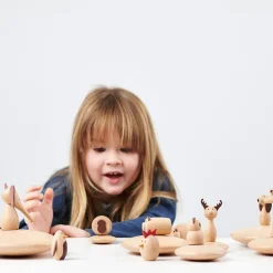 Figuras animales de madera 10 piezas<Tickit Clearance