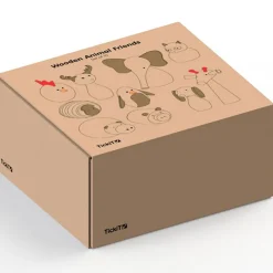 Figuras animales de madera 10 piezas<Tickit Clearance