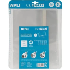 Forro para libros modelo funda 30x53cm 5 unidades<Apli Online