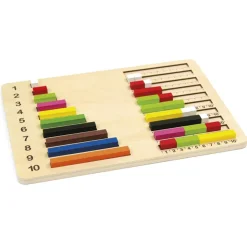 Fraction bars boards Tableros para las regletas<Andreu Toys