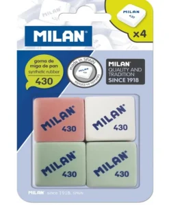 Goma de borrar miga de pan 4 unidades 430<Milan Hot